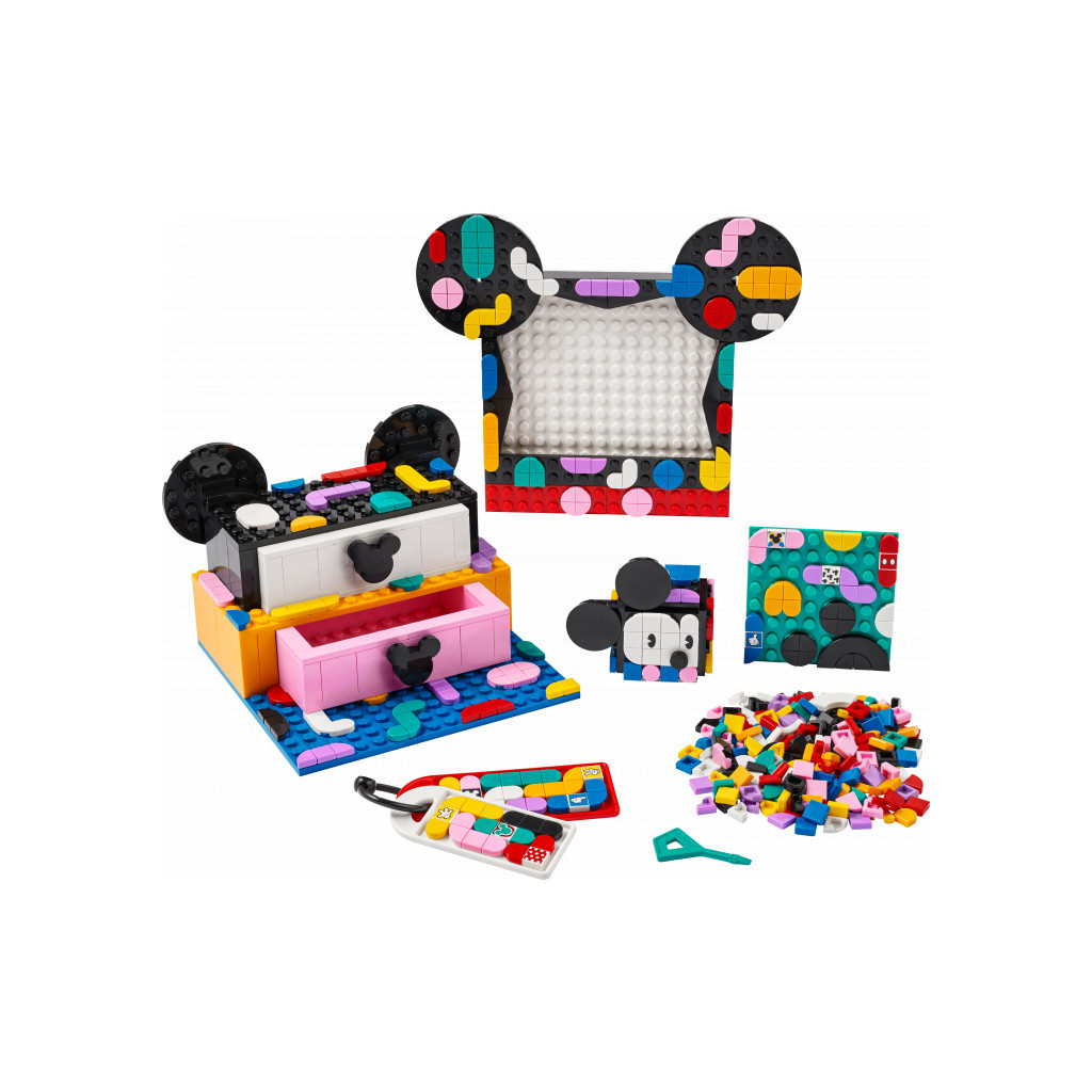 Конструктор LEGO DOTS Коробка «Знову до школи» з Міккі та Мінні Маусами 669 деталей (41964) - зображення 8