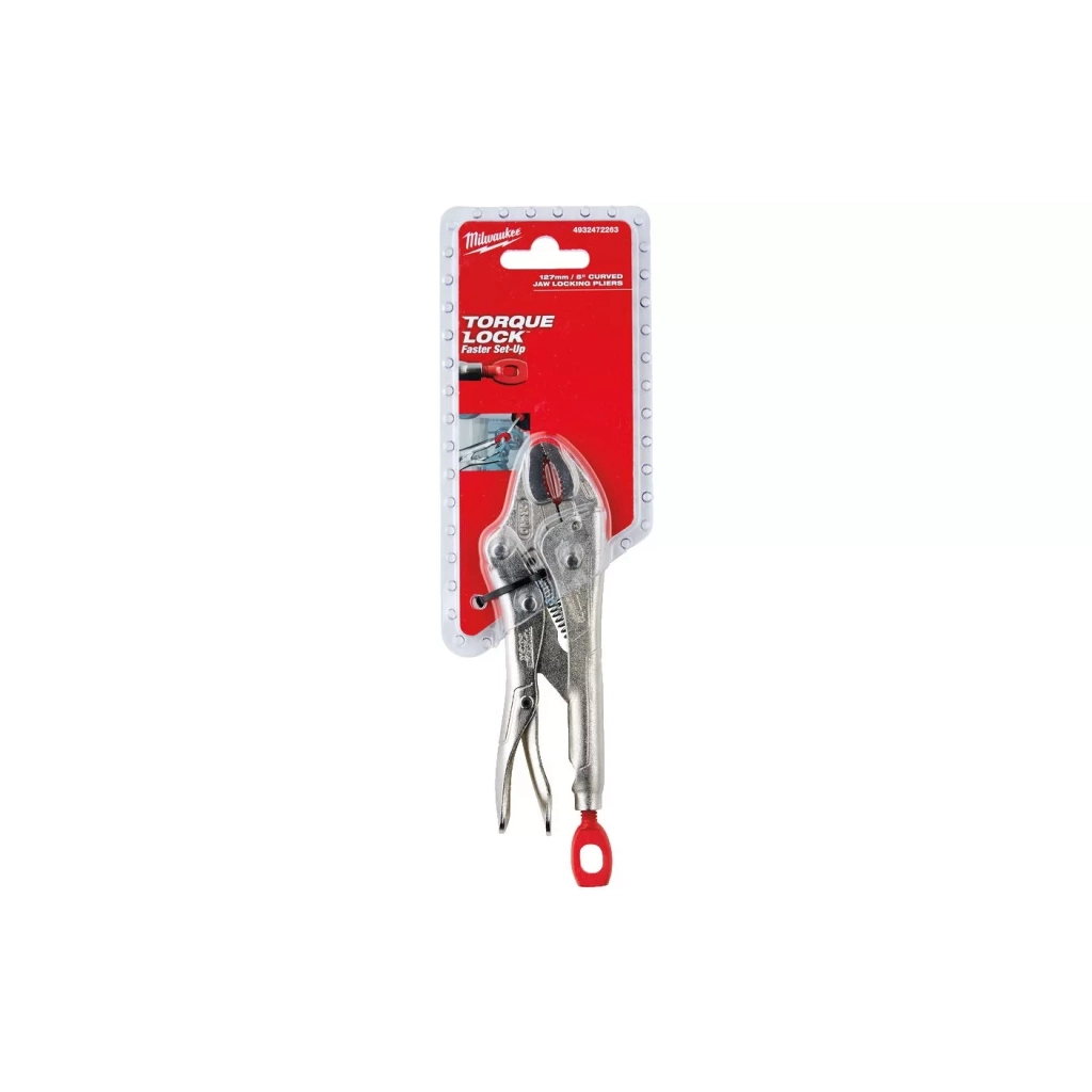 Кліщі Milwaukee затискні Torque Lock, діаметр1-26мм, закруглені губки (4932472263) - изображение 2