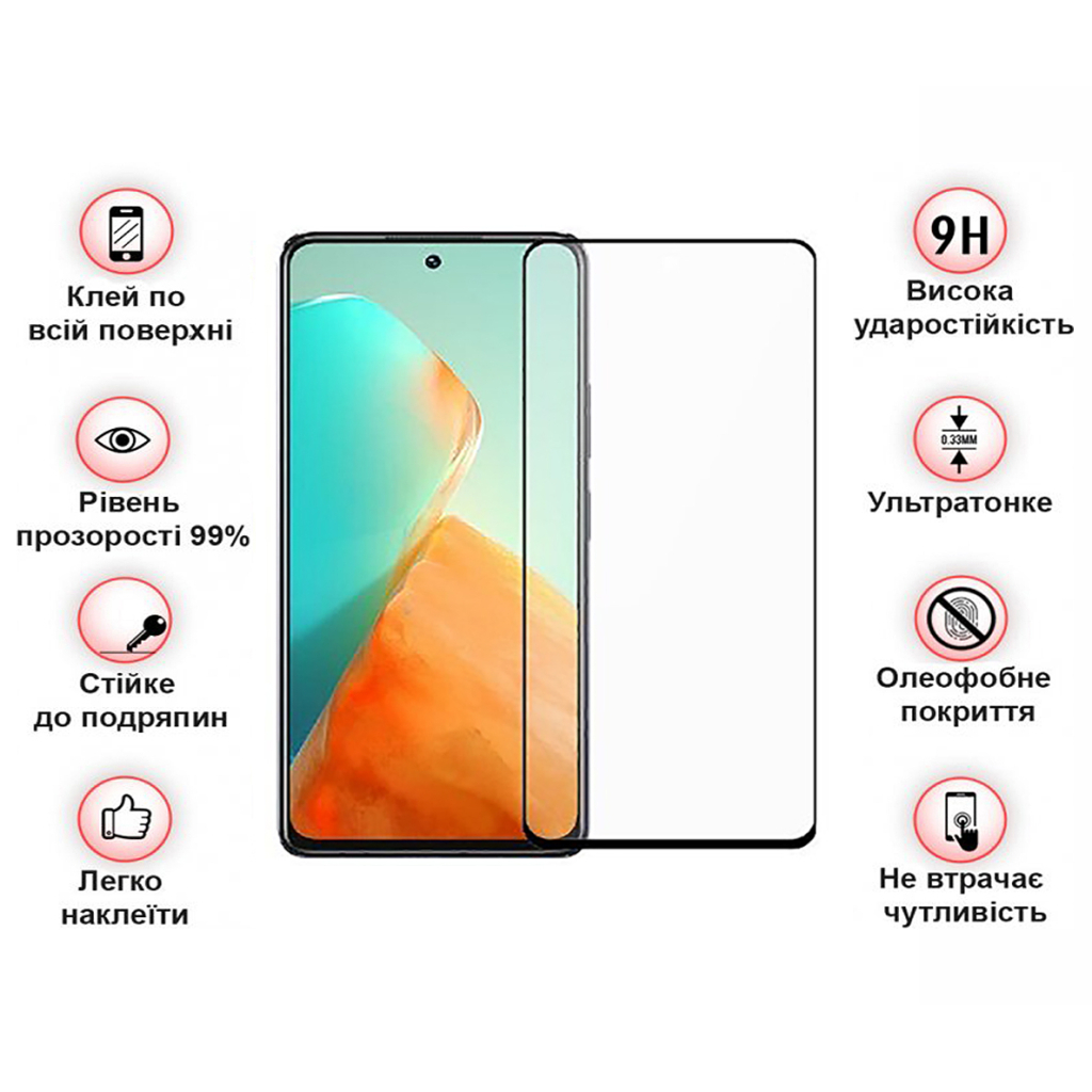 Скло захисне BeCover Infinix Note 30 Pro NFC (X678B) Black (709724) - зображення 4