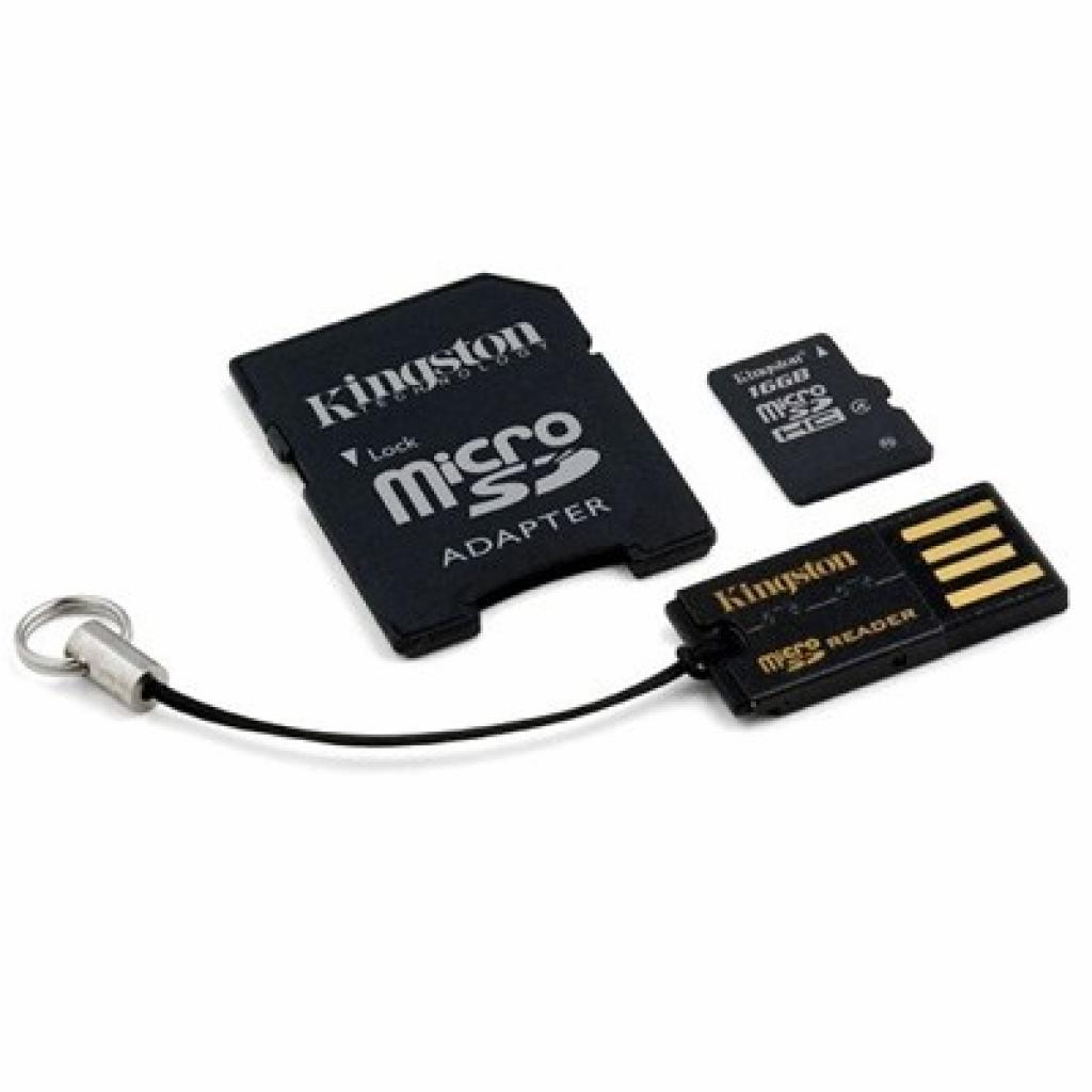 Карта пам'яті Kingston 16Gb microSDHC class 4 (MBLY4G2/16GB) - зображення 1