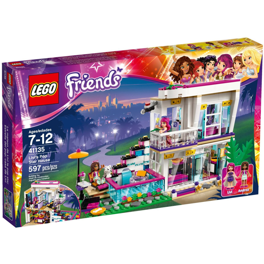 Конструктор LEGO Friends Поп-зірка Дім Ліві (41135) - зображення 1