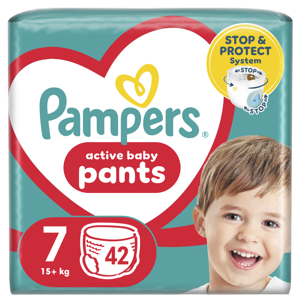 Підгузки Pampers Pants Giant Plus Розмір 7 (17+ кг) 42 шт (8700216341639) - зображення 1