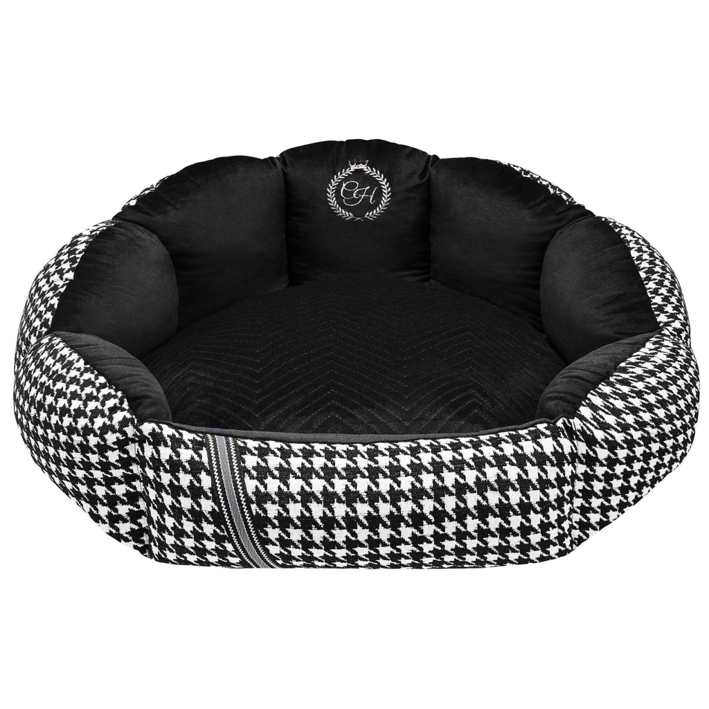 Лежак для тварин Chloe's Home Positano S чорний (CLH3893) - зображення 1