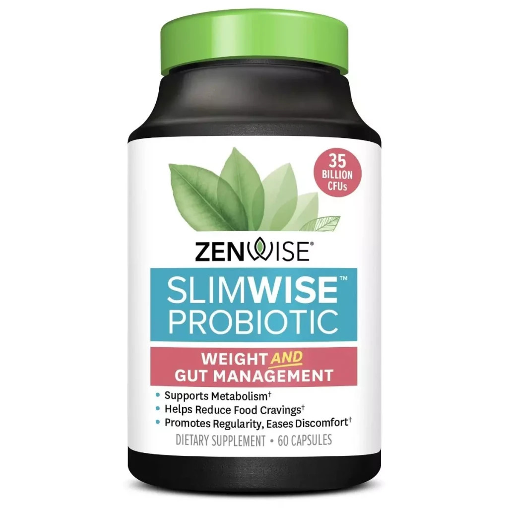 Пробіотики Zenwise Контроль ваги для жінок, SlimWise, 60 капсул (ZNW72060) - зображення 1