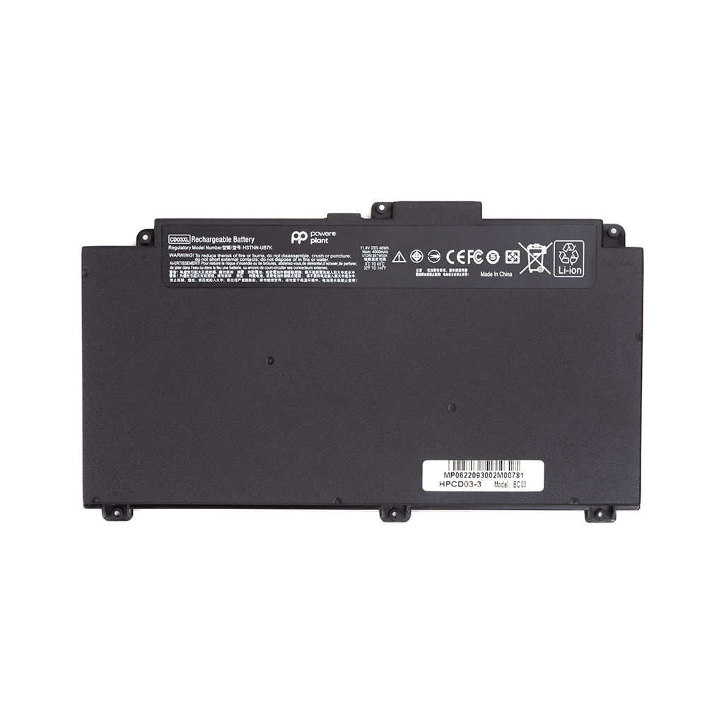Акумулятор до ноутбука PowerPlant HP ProBook 640 (CD03XL) 11.4V 4000mAh (NB461929) - зображення 1