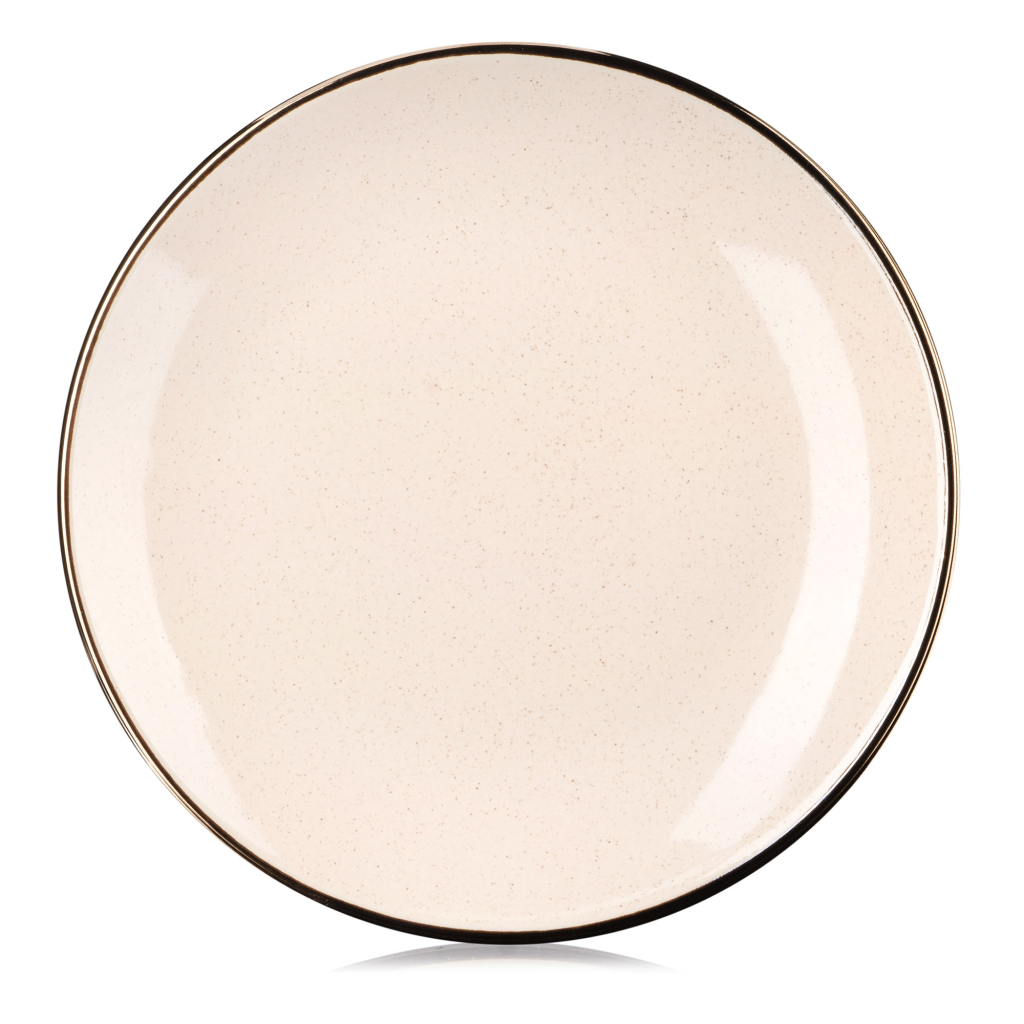 Тарілка Ardesto Emilia, 20см, кераміка, бежевий (AR0719EBG) - зображення 1