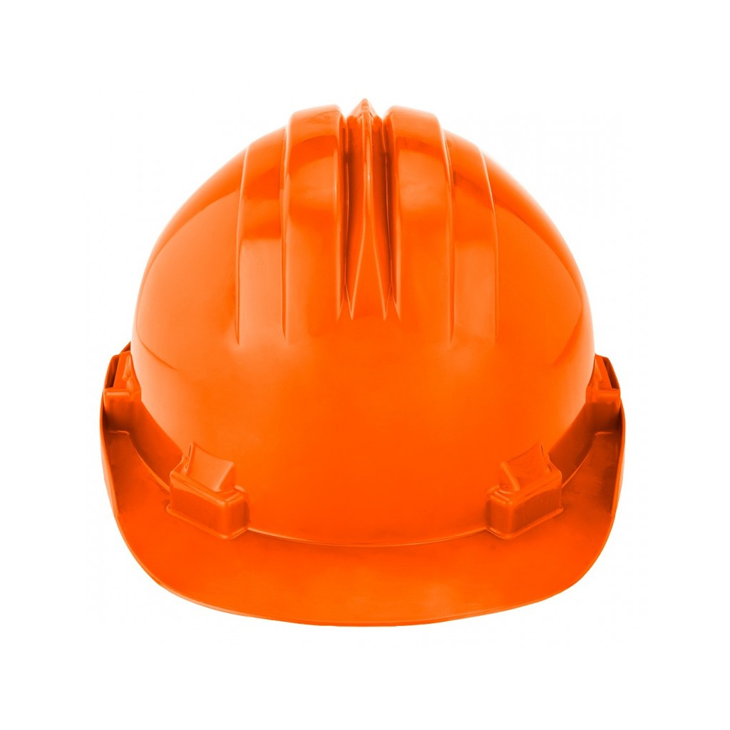 Каска захисна Neo Tools пластик поліпропілен HDPE, пряжка для регулювання, помаранчева (97-205) - зображення 2