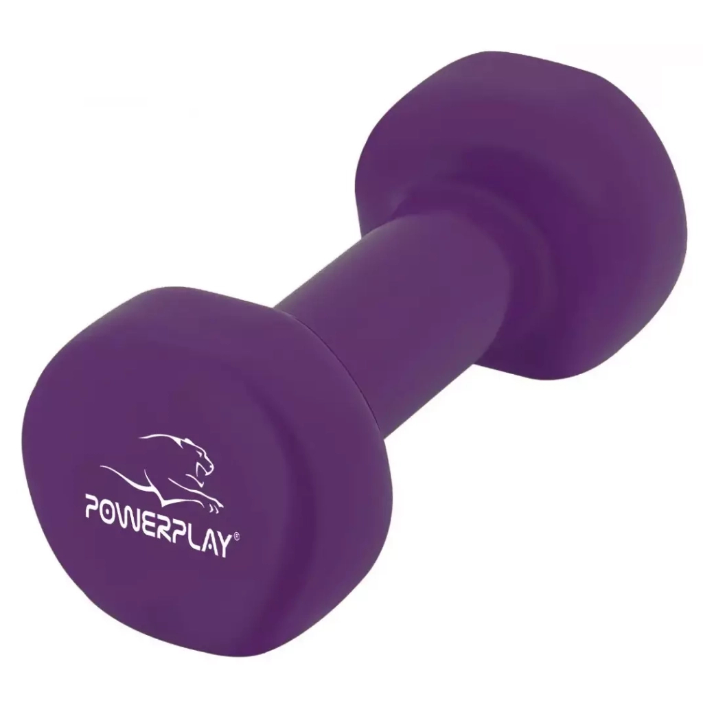 Гантель PowerPlay 4125 Achilles 2.5 кг Фіолетова (PP_4125_2.5kg) - зображення 2