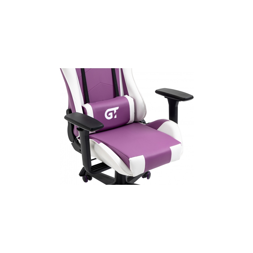 Крісло ігрове GT Racer X-5934-B White/Violet (X-5934-B Kids White/Violet) - зображення 8