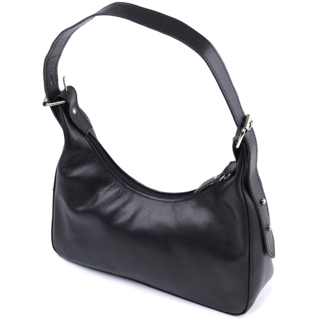 Сумка Shvigel З натуральної шкіри Чорна (22834) - зображення 2