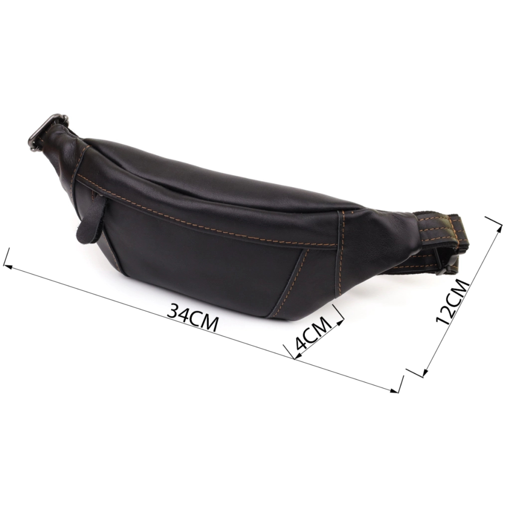 Сумка Shvigel З натуральної шкіри Чорна (23125) - зображення 3