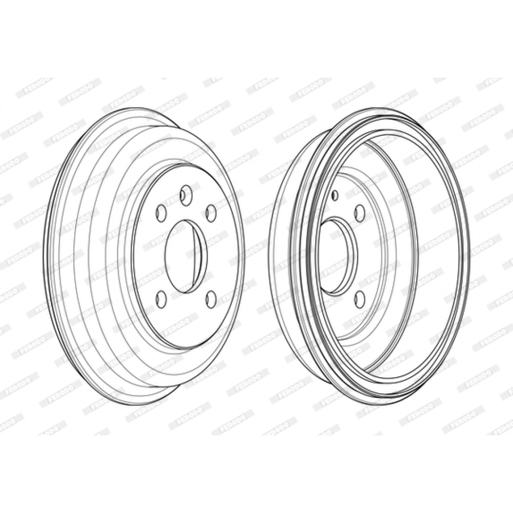 Гальмівний барабан FERODO FDR329803 - изображение 4