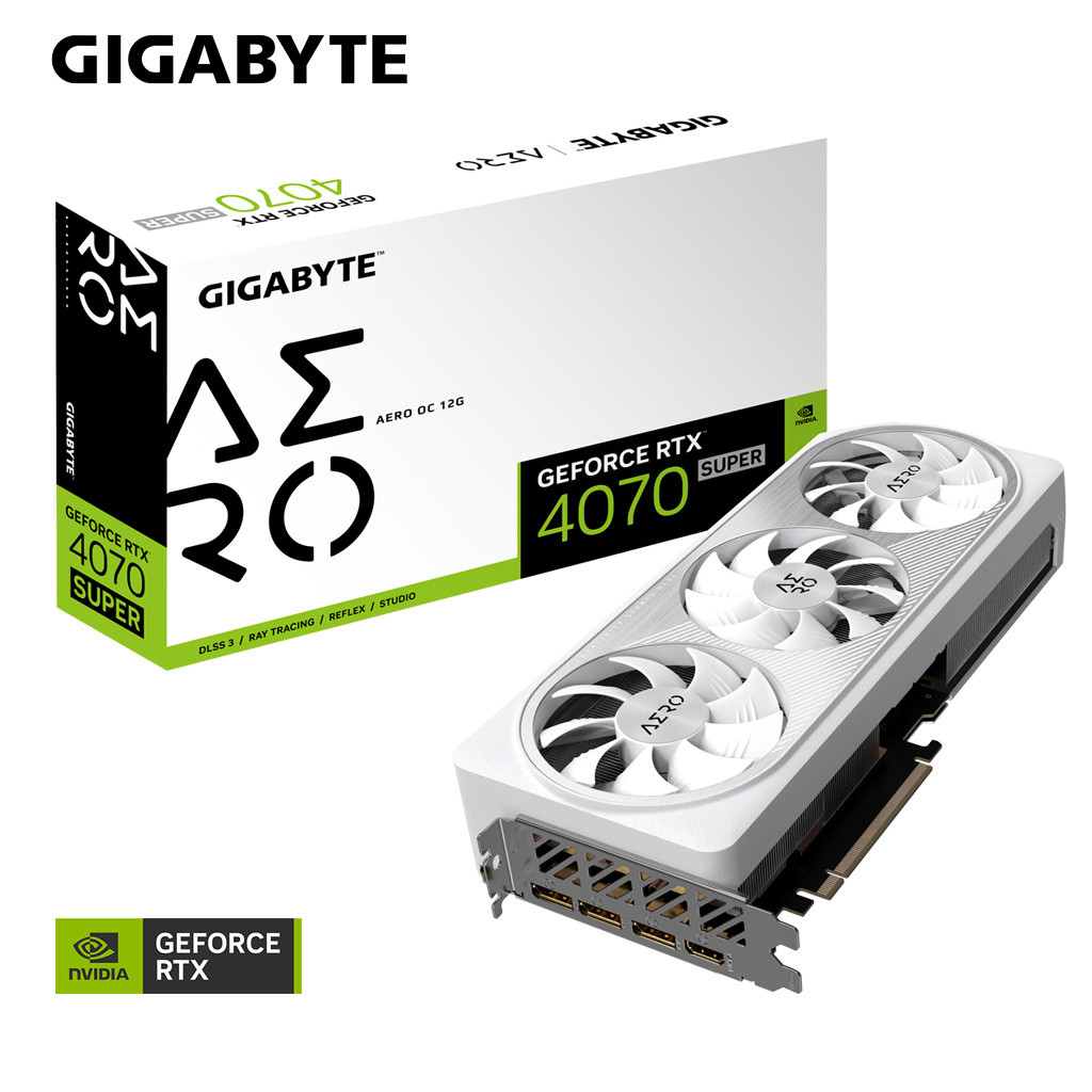 Відеокарта GIGABYTE GeForce RTX4070 SUPER 12Gb AERO OC (GV-N407SAERO OC-12GD) - зображення 6