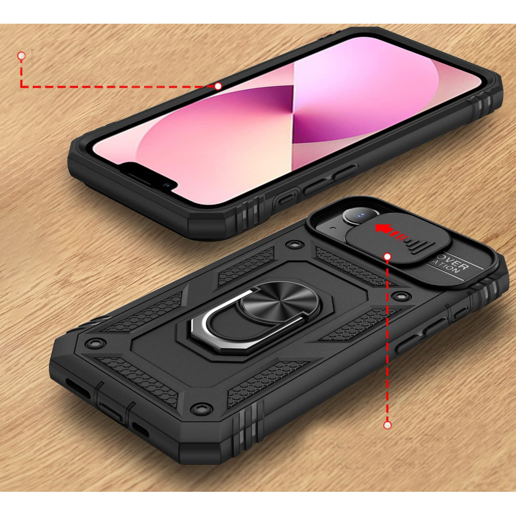 Чохол до мобільного телефона BeCover Military Apple iPhone 13 Black (707103) - зображення 4