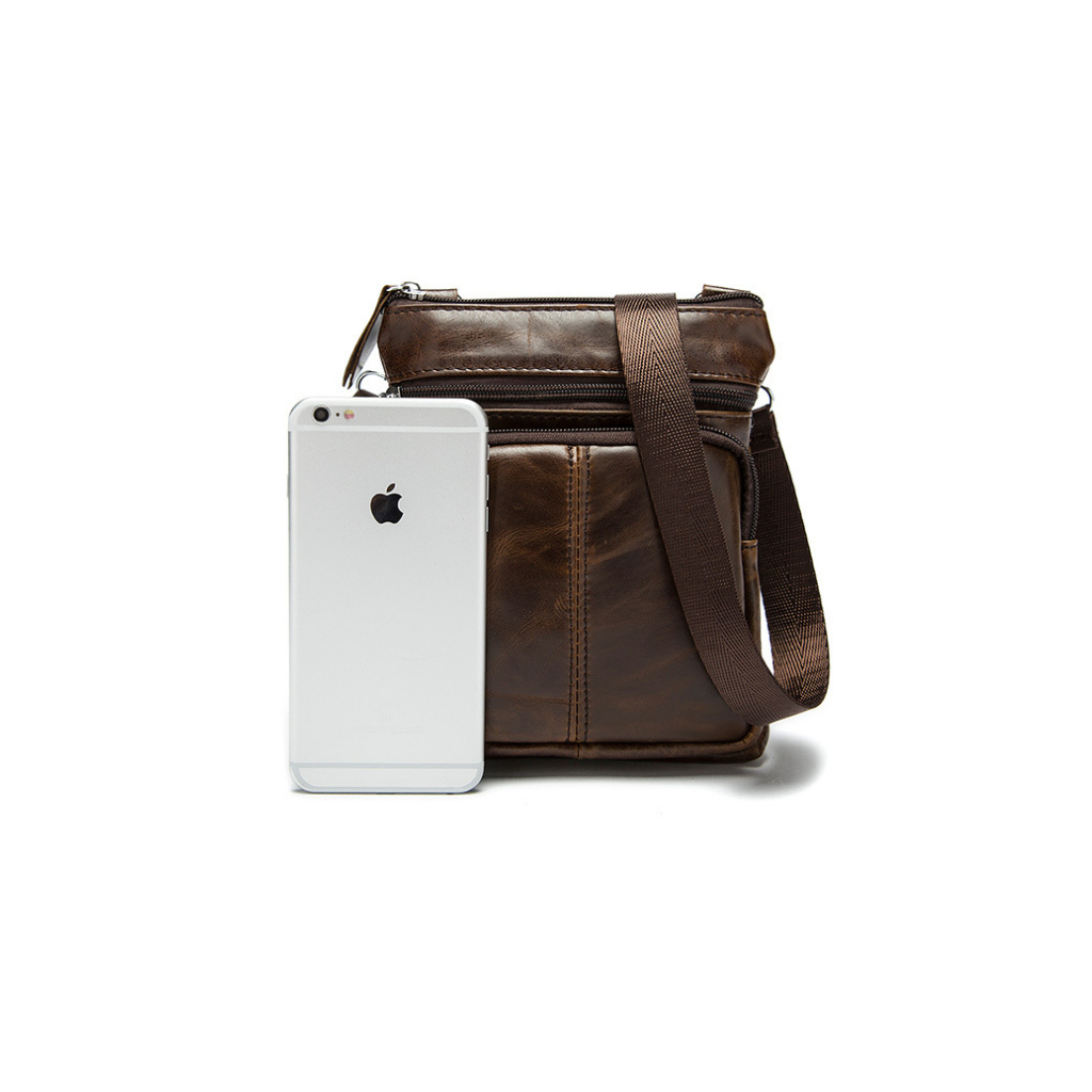 Сумка Vintage Коричнева (14608) - зображення 7