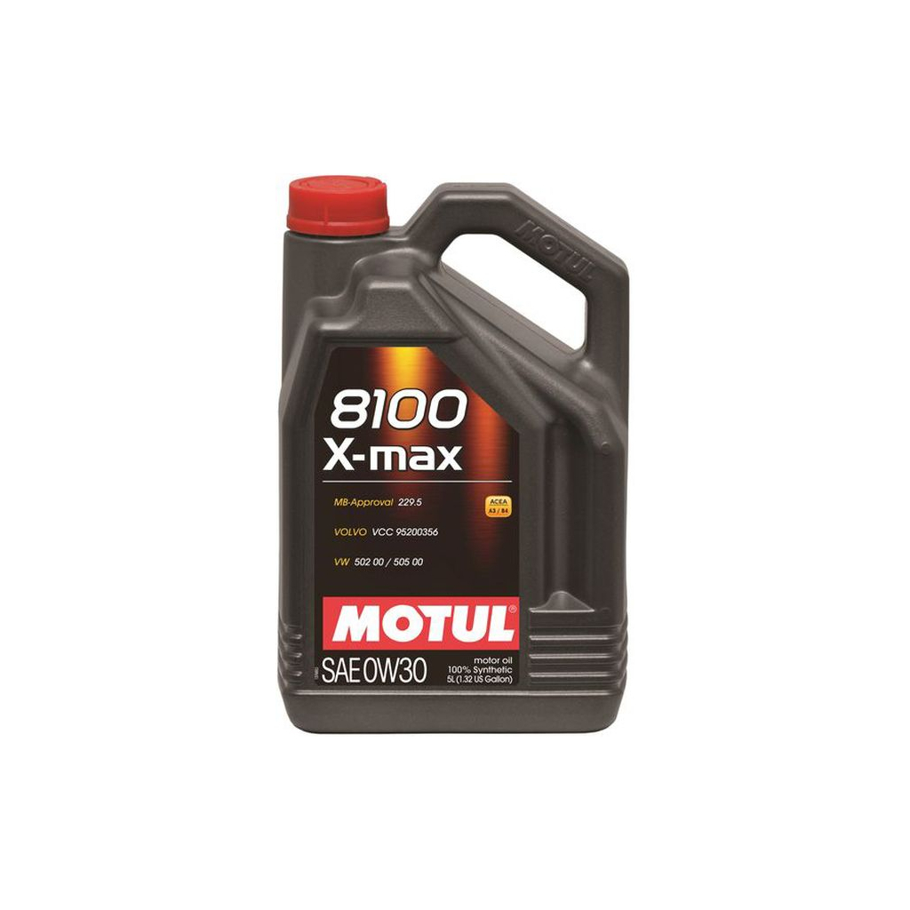 Моторна олива MOTUL 8100 X-max SAE 0W30 5л (347206) - зображення 1