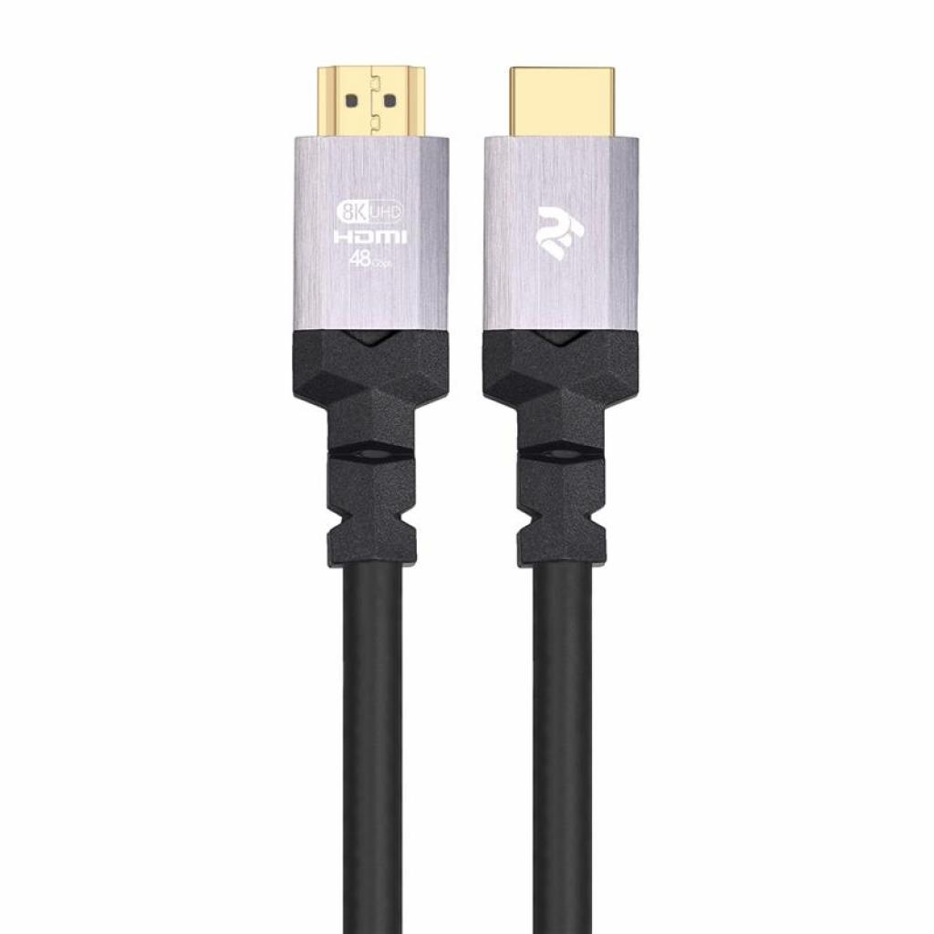 Кабель мультимедійний HDMI to HDMI 3.0m v.2.1 2E (2EW-1143-3M) - зображення 1