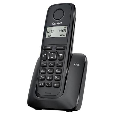Телефон DECT Gigaset A116 Black (S30852H2801S301) - зображення 1
