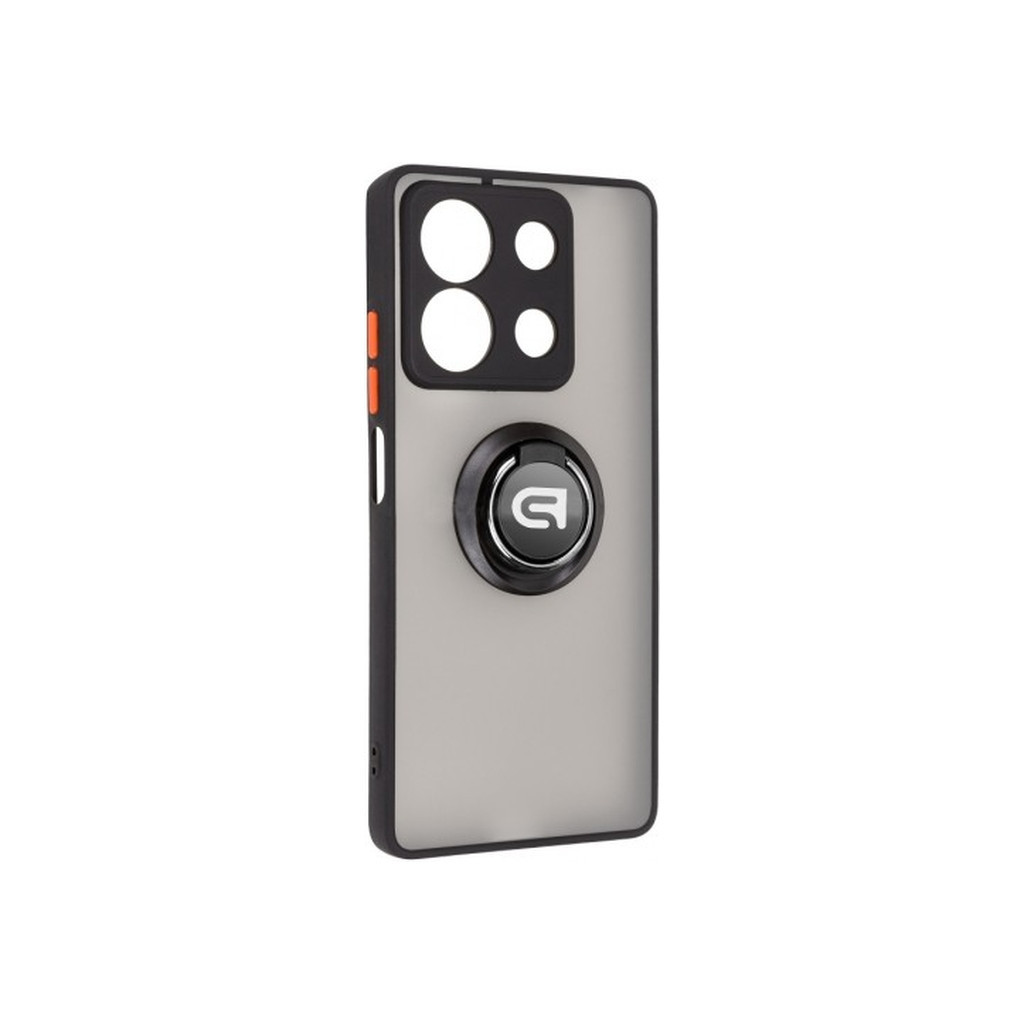 Чохол до мобільного телефона Armorstandart Frosted Matte Ring Xiaomi Redmi Note 13 5G Black (ARM72721) - зображення 1