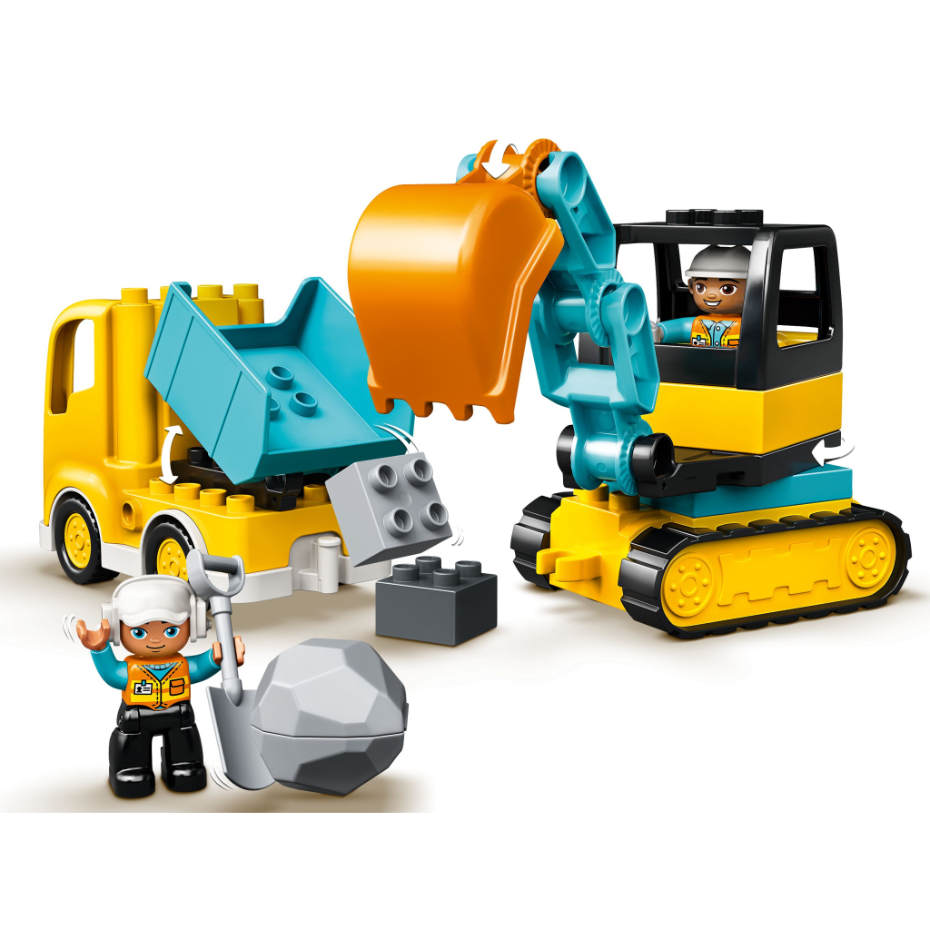 Конструктор LEGO Вантажівка і гусеничний екскаватор (10931) - изображение 4