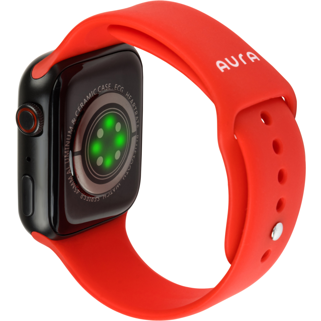 Смарт-годинник AURA X2 Pro 44mm Red (SWAX244R) - зображення 3