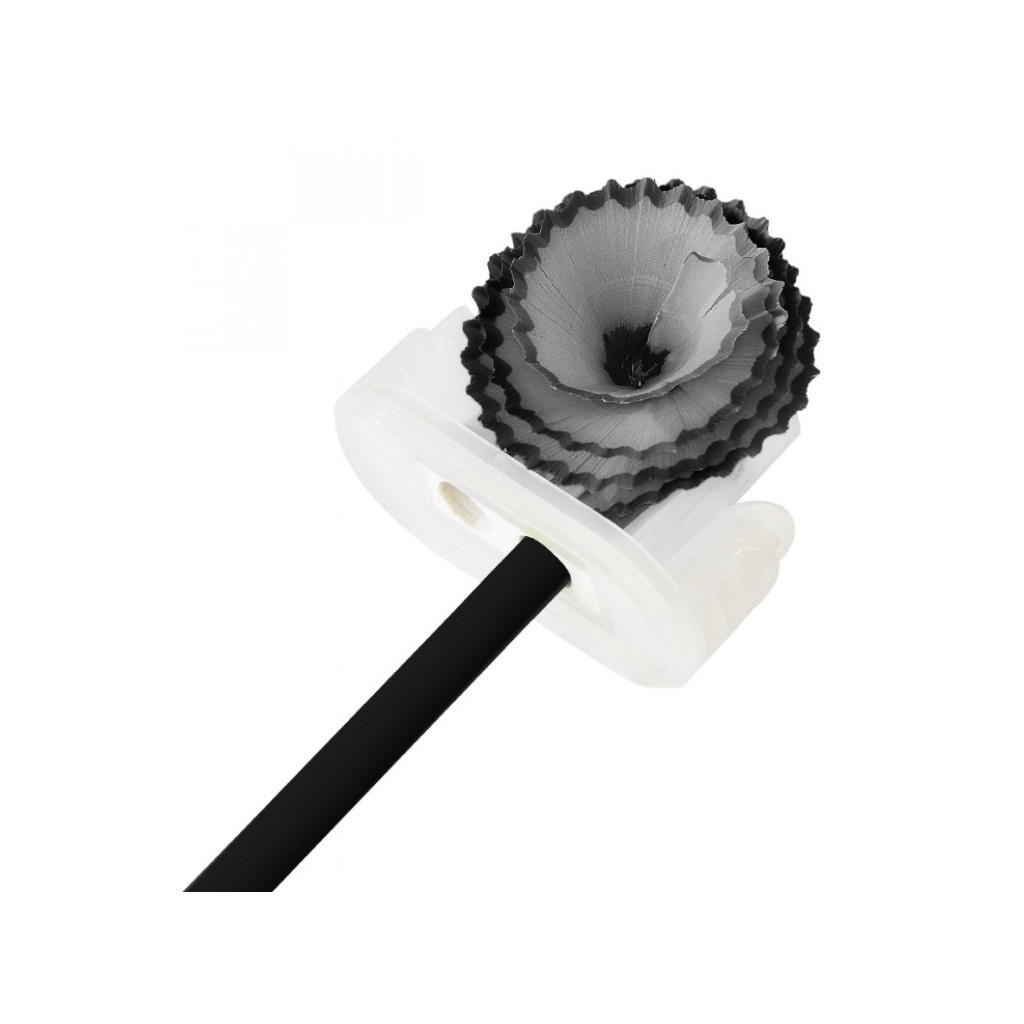 Олівець графітний Baoke НВ, з гумкою, триграний, чорний (PENCIL-BAO-PL1678) - зображення 3