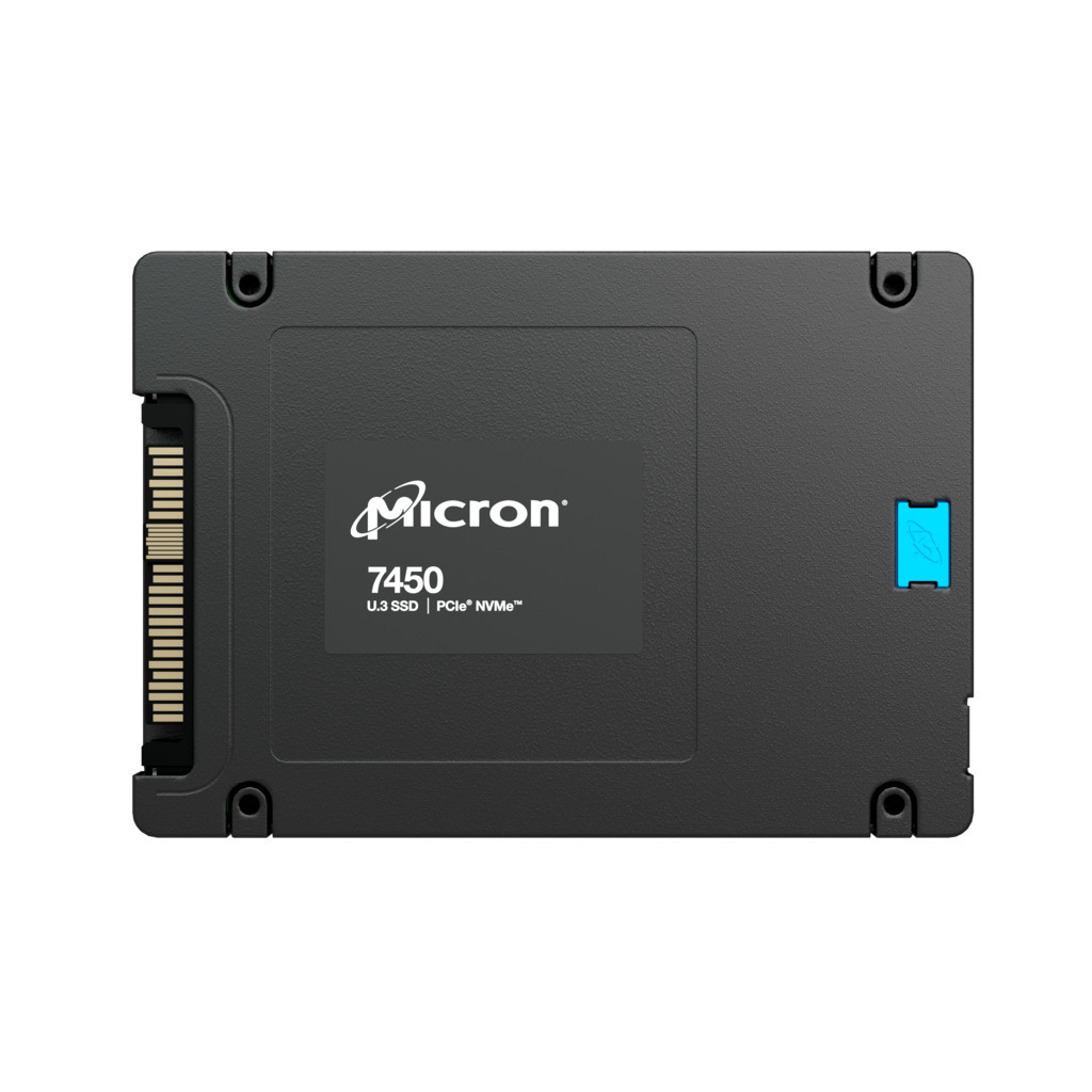 Накопичувач SSD U.3 2.5" 3.84TB 7450 PRO 15mm Micron (MTFDKCC3T8TFR-1BC1ZABYYR) - зображення 2