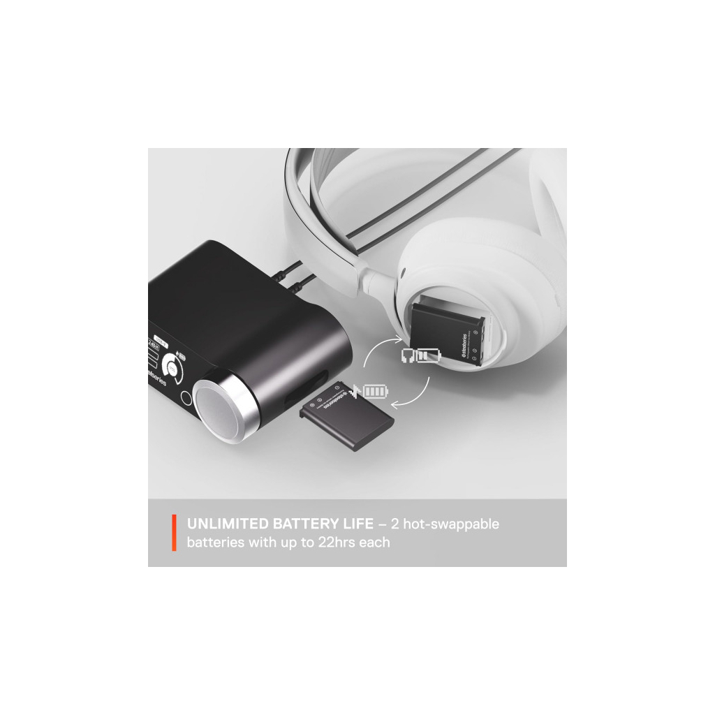 Навушники SteelSeries Arctis Nova Pro Wireless X XBOX/PC/PS/SW/MAC/MOB White (61525) - зображення 8