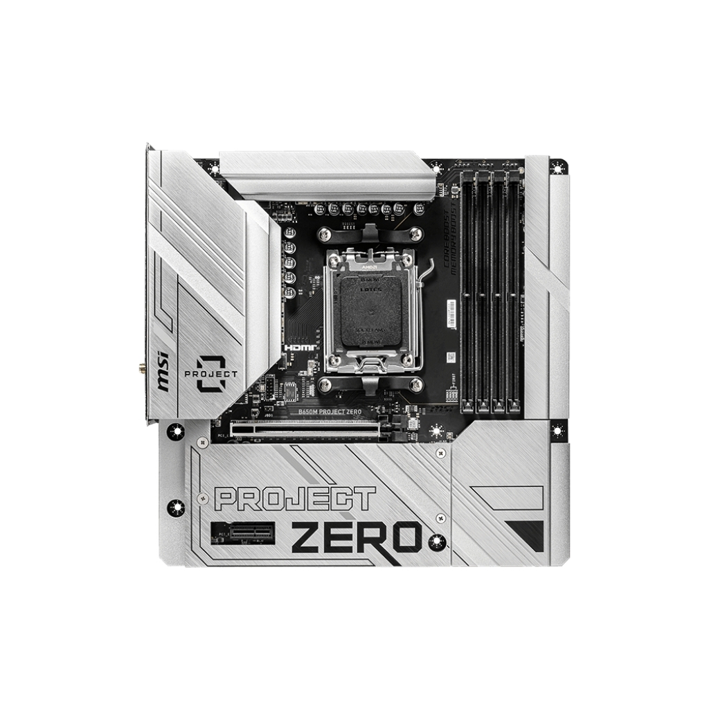Материнська плата MSI B650M PROJECT ZERO - зображення 1