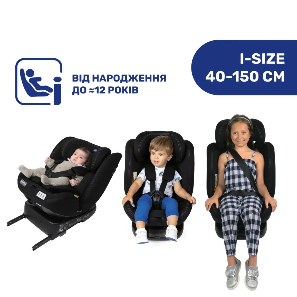 Автокрісло Chicco Unico Evo i-Size Air black (8058664167302) (87030.95) - зображення 10