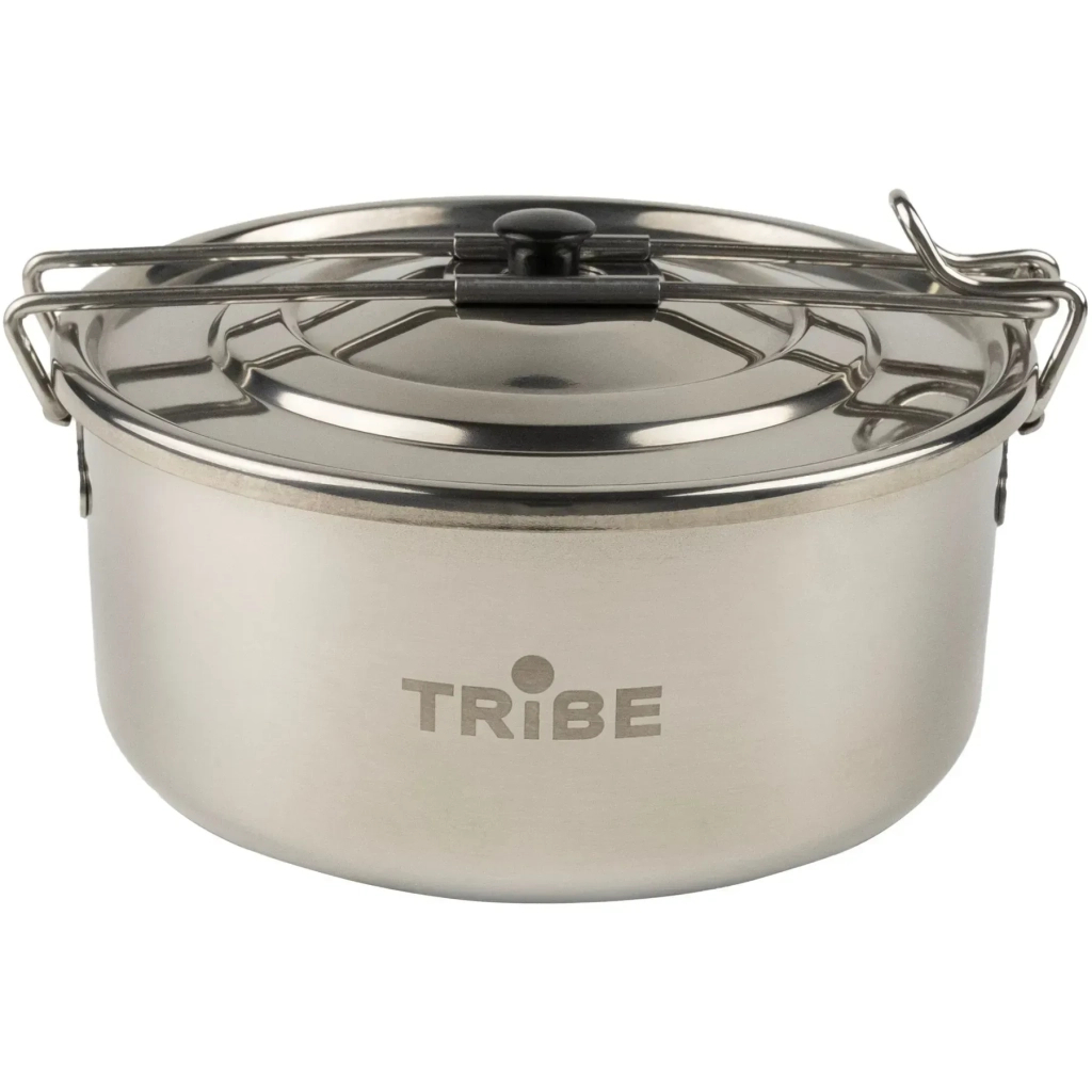 Котел туристичний Tribe Tourist Pot 0,9 л сталевий (T-FH-0007-metal) - изображение 1