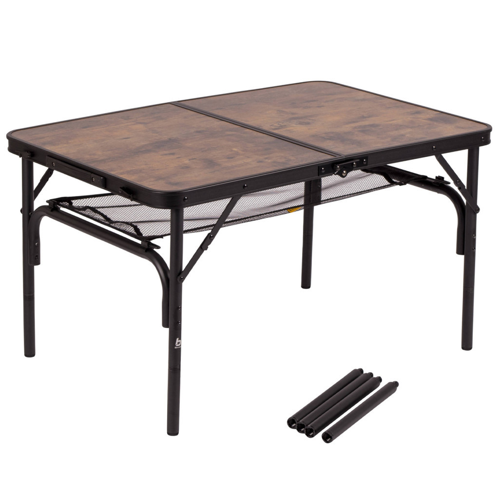 Туристичний стіл Bo-Camp Decatur 90 x 60 cm Коричневий (1404200) - зображення 2