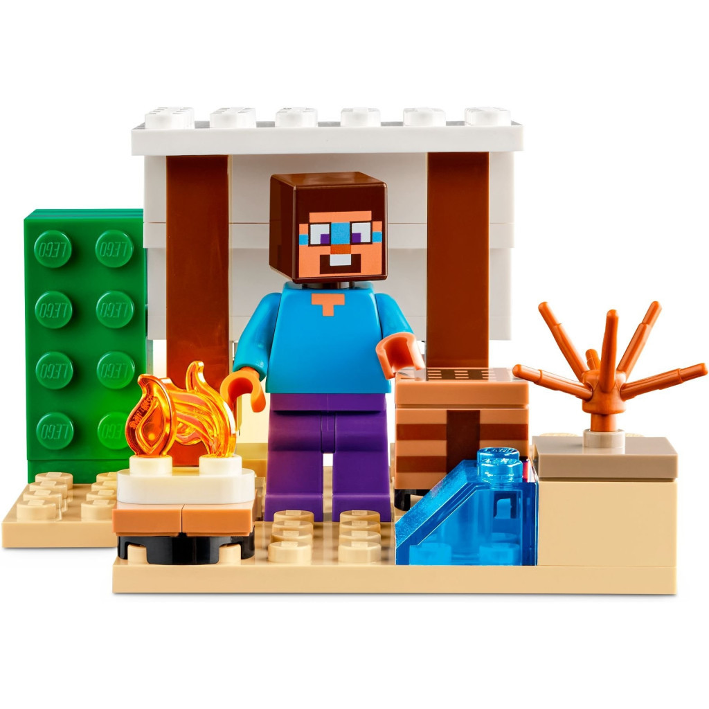 Конструктор LEGO Minecraft Експедиція Стіва в пустелю 75 деталей (21251) - зображення 3