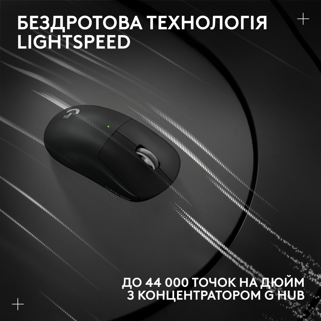 Мишка Logitech G Pro X Superlight 2 Lightspeed Wireless Black (910-006630) - зображення 9