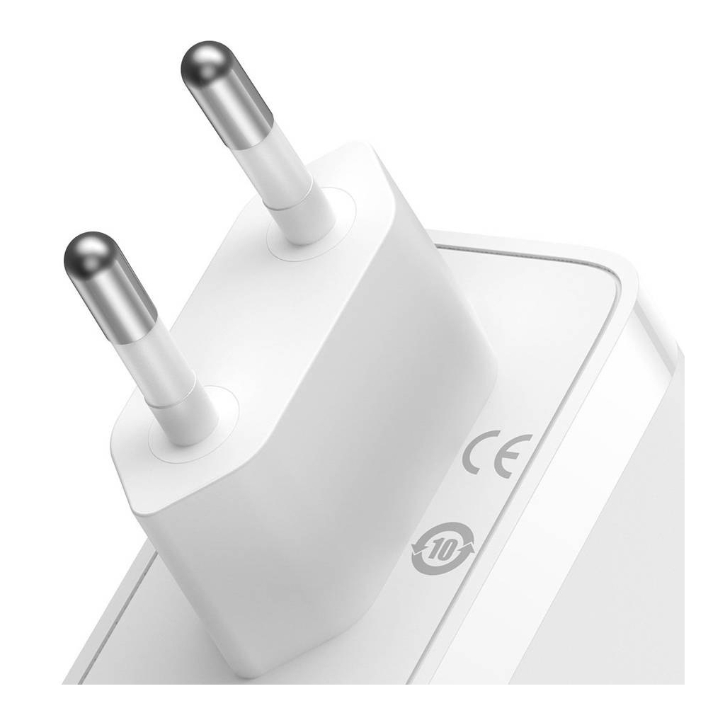 Зарядний пристрій Baseus GaN5 Pro Fast Charger 2C+U 140W + Cable 1.0m Type-C 240W white (CCGP100202) - изображение 4