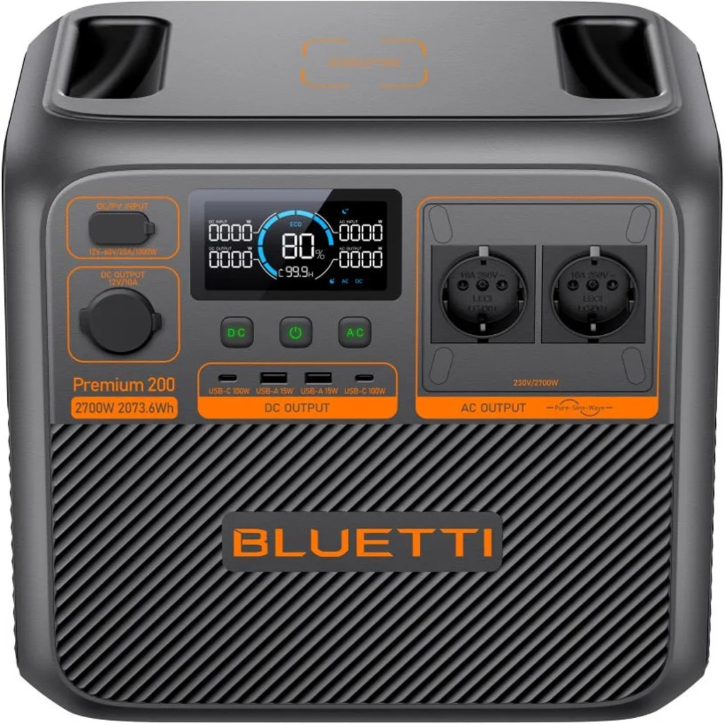 Зарядна станція BLUETTI PREMIUM 200 V2 2700W (PREMIUM 200 V2) - изображение 4