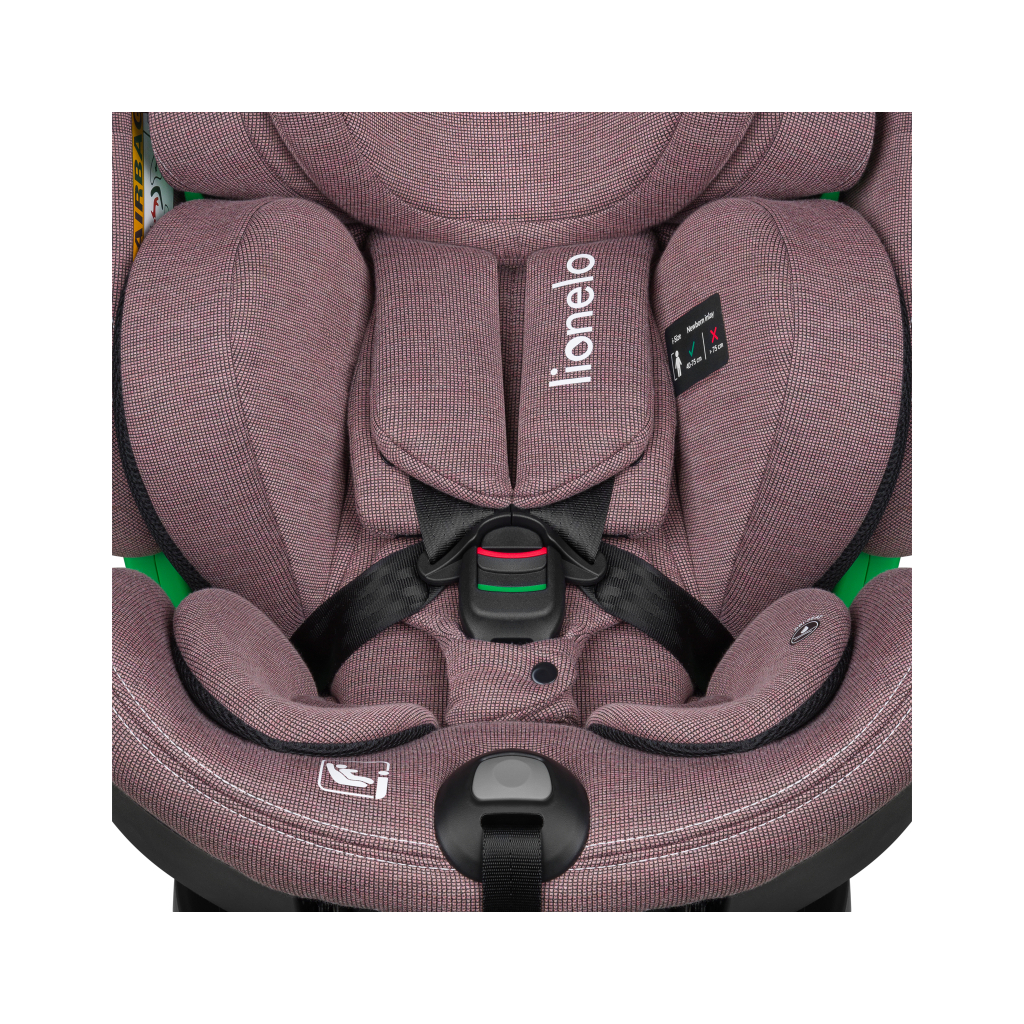 Автокрісло Lionelo Harmony I-Size Pink Mauve Bamboo (LO-HARMONY I-SIZE PINK MAUVE BAMBOO) - зображення 8