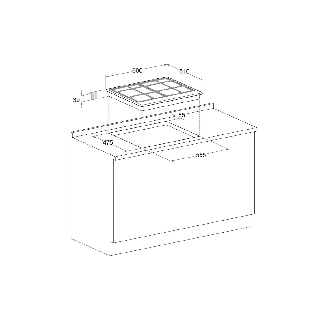 Варочна поверхня Electrolux KGM64311X - зображення 7