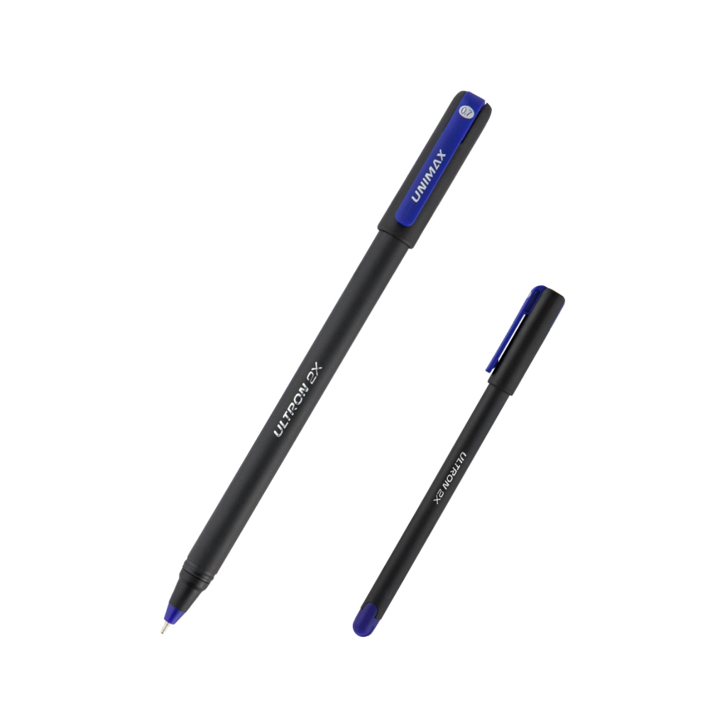 Ручка кулькова Unimax Ultron 2x, синя (UX-146-01) - зображення 1