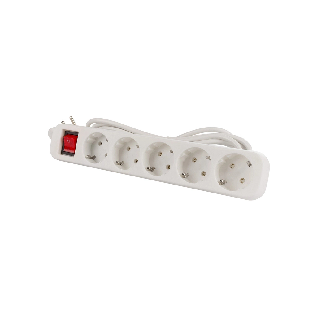Мережевий фільтр живлення ColorWay CW-PSEA55W, 5 розеток/ 5M white (CW-PSEA55W) - зображення 5