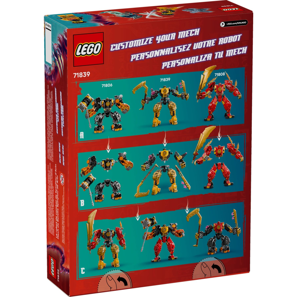 Конструктор LEGO NINJAGO Бойовий робот Арін Спін-джитсу (71839) - зображення 7
