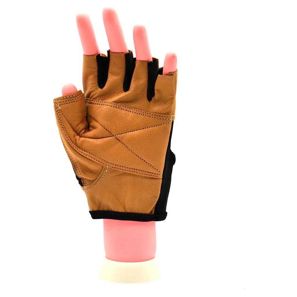 Рукавички для фітнесу MadMax MFG-444 Fitness Brown M (MFG-444-Brown_M) - зображення 7
