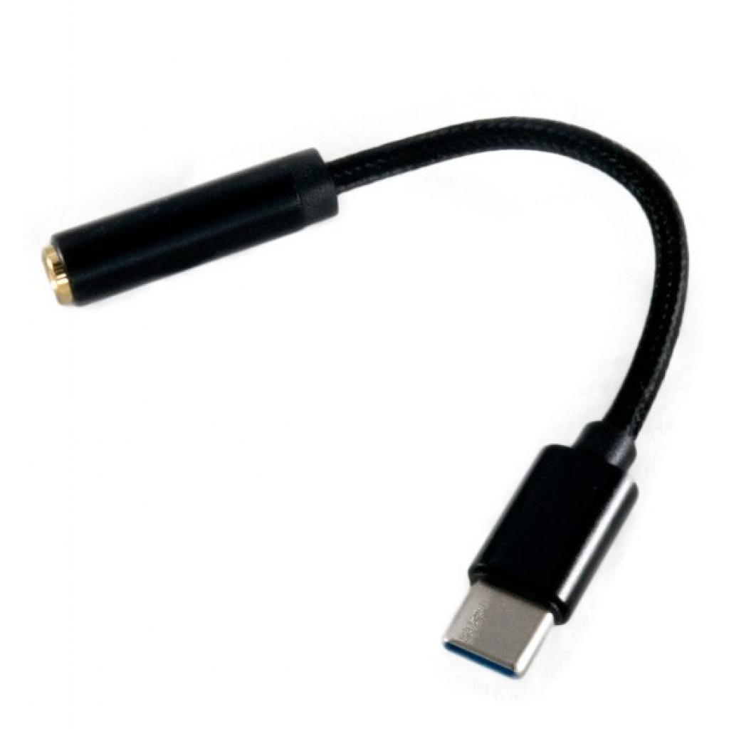 Перехідник Type-C to Audio 3.5mm (Plug-Socket) 0.12m Extradigital (KBA1760) - зображення 1