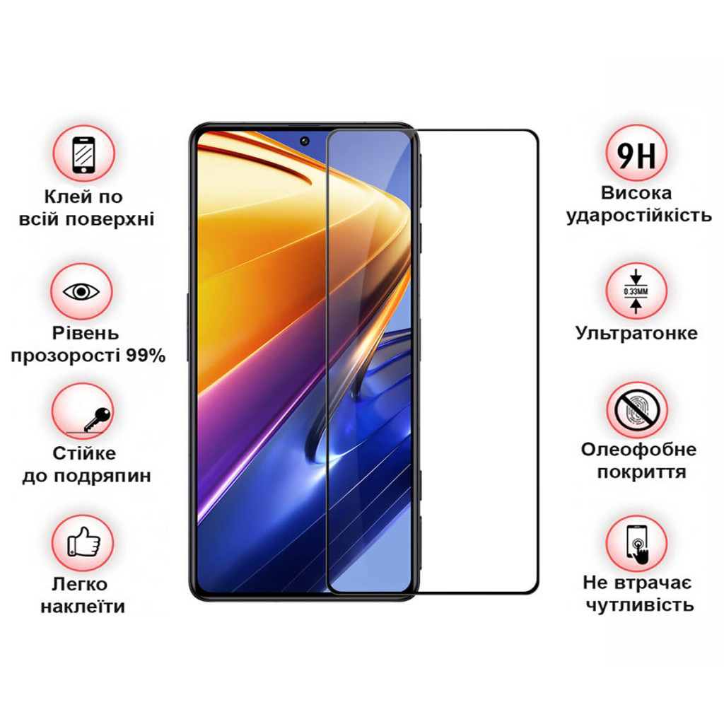 Скло захисне BeCover Tecno Spark 20 (KJ5n) Black (710626) - зображення 3