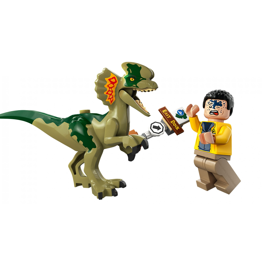 Конструктор LEGO Jurassic World Засідка дилофозавра 211 деталей (76958) - зображення 5