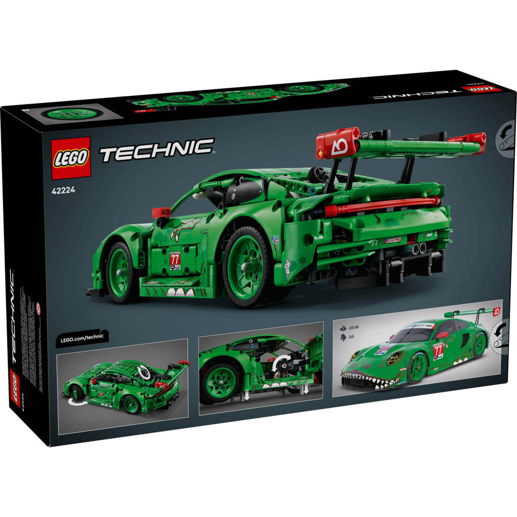 Конструктор LEGO Technic Автомобіль Porsche 911 GT3 R REXY AO Racing (42224) - picture 8
