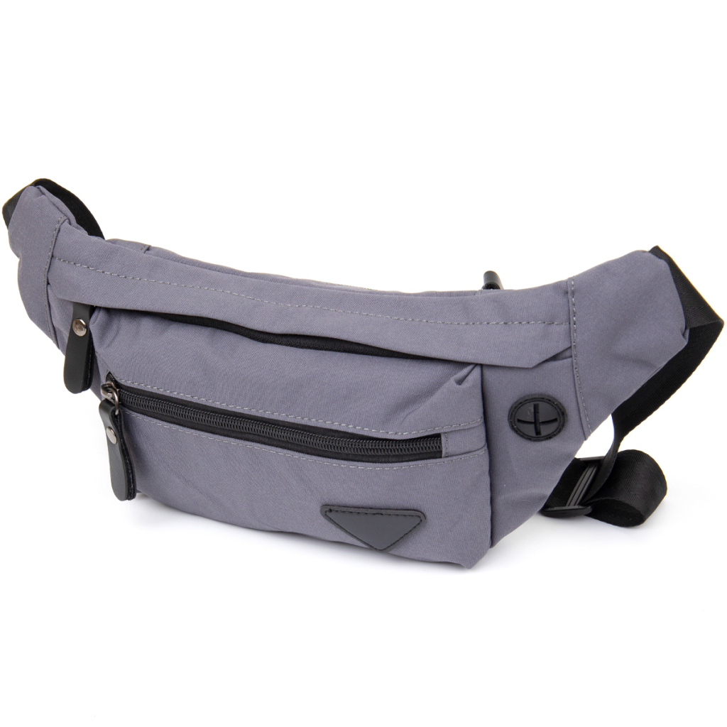 Сумка Vintage Бананка нейлон Сіра (20638) - зображення 1