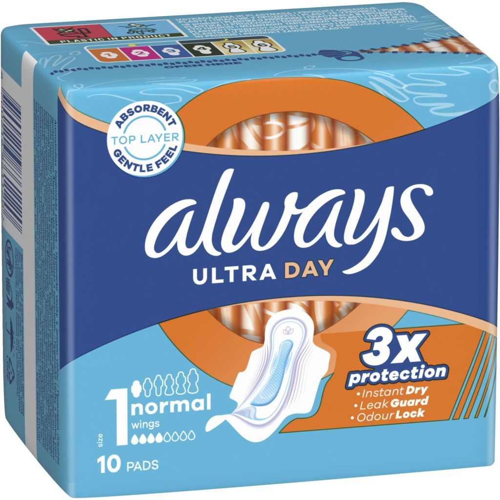 Гігієнічні прокладки Always Ultra Day Normal (Розмір 1) 10 шт. (8700216861120) - зображення 2