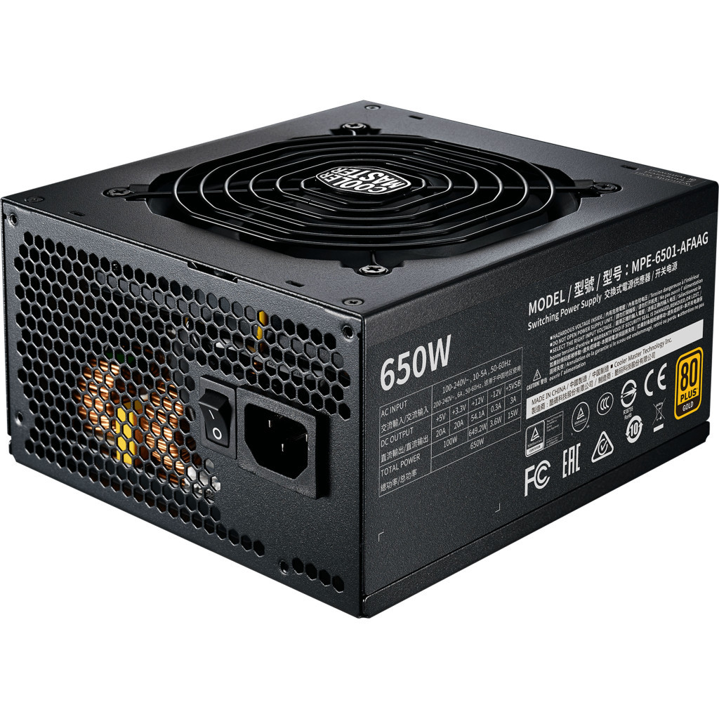Блок живлення CoolerMaster 650W MWE Gold V2 FM (MPE-6501-AFAAG-EU) - зображення 2