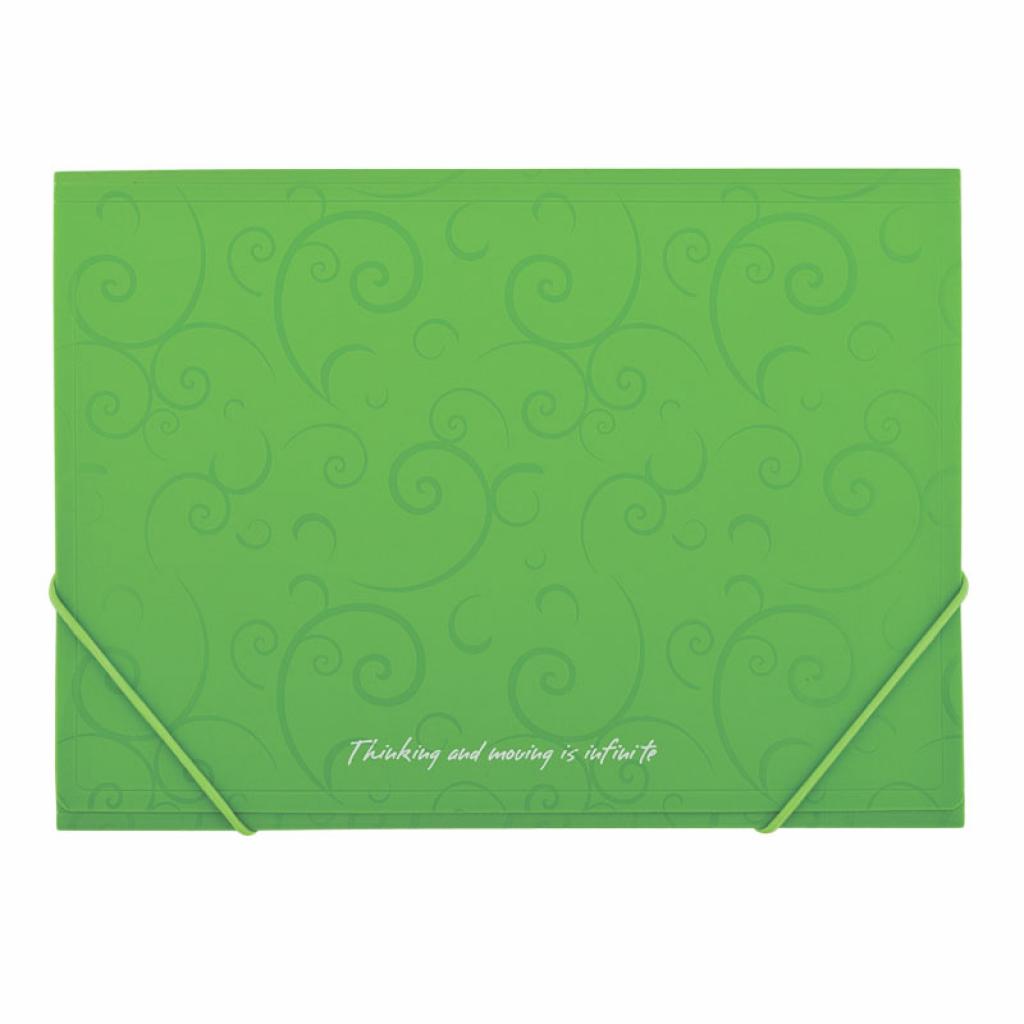 Папка на резинках Buromax А4, BAROCCO, light green (BM.3914-15) - зображення 1
